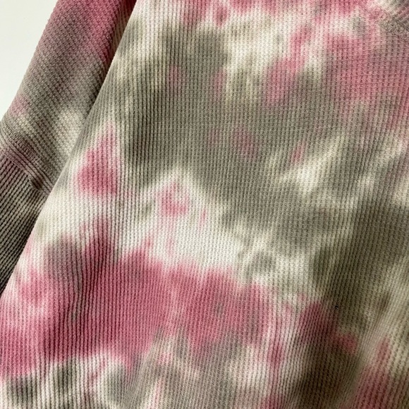 Tye dye long sleeves, cropped sweatshirt - Picture 3 of 5